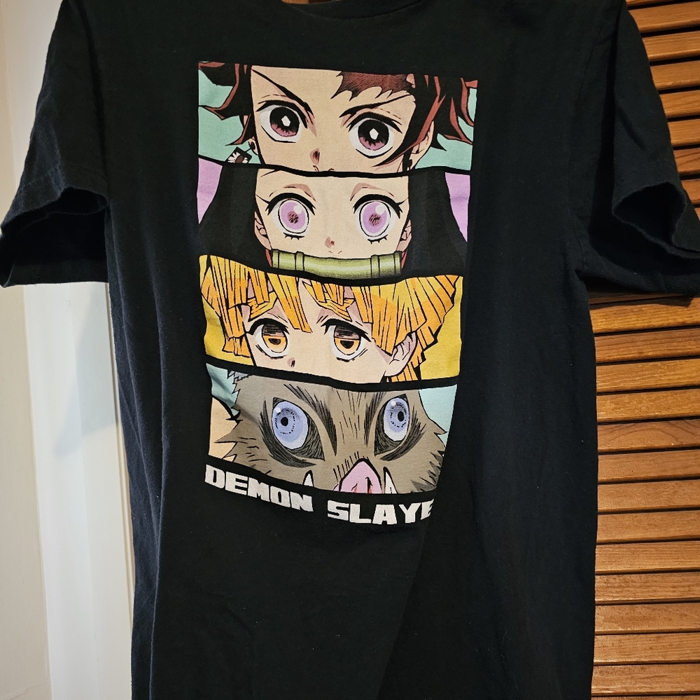 Demon Slayer Anime Black Shirt